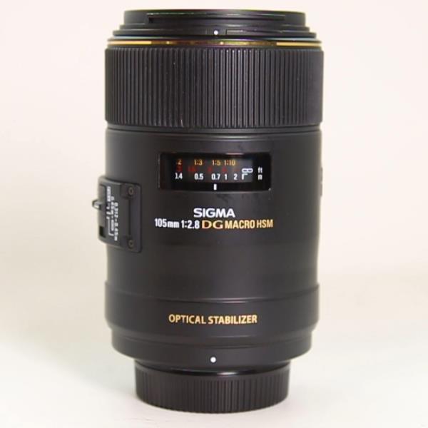 Used Sigma 105mm f/2.8 EX DG OS HSM Macro Lens Nikon F