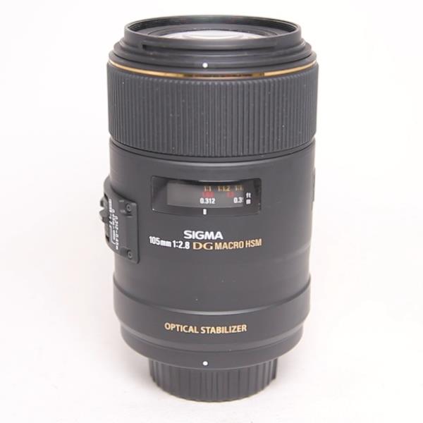 Used Sigma 105mm f/2.8 EX DG OS HSM Macro Lens Nikon F