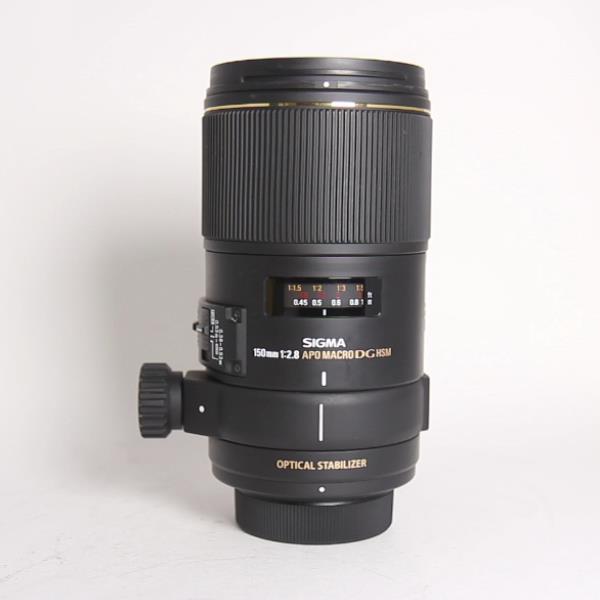 Used Sigma 150mm lens  f/2.8 APO EX DG OS HSM Macro - Nikon Fit