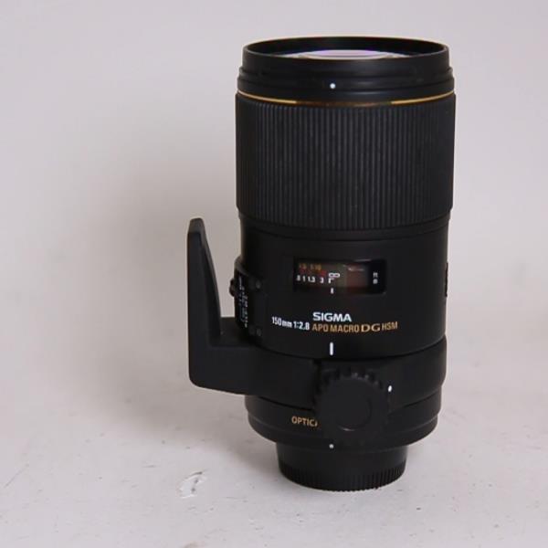 Used Sigma 150mm lens  f/2.8 APO EX DG OS HSM Macro - Nikon Fit