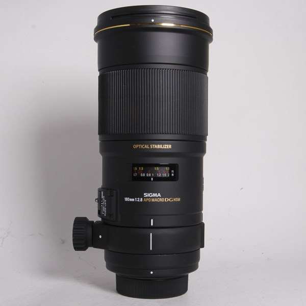 Used Sigma 180mm f/2.8 APO EX DG HSM Macro Lens Nikon F