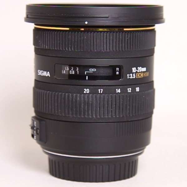 Used Sigma 10-20mm f/3.5 EX DC HSM Lens Canon EF