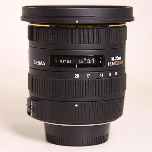 Used Sigma 10-20mm f/3.5 EX DC HSM Lens Nikon F