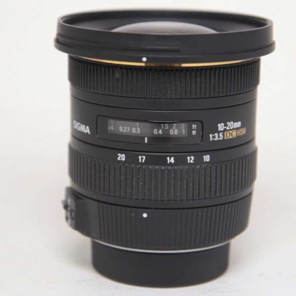 Used Sigma 10-20mm f/3.5 EX DC HSM Lens Nikon F