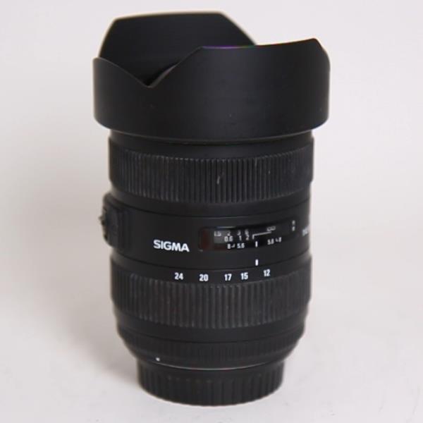 Used Sigma 12-24mm f/4.5-5.6 II DG HSM - Canon Fit