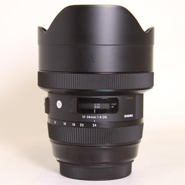 Used Sigma 12-24mm f/4 DG HSM Art Lens Canon EF