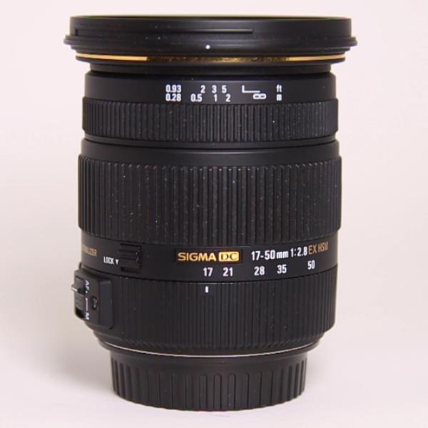 Used Sigma 17-50mm f/2.8 EX DC OS HSM Lens Canon EF