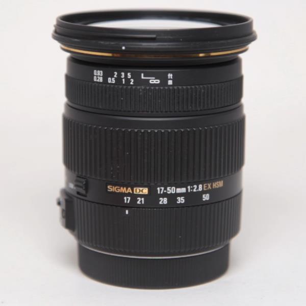 Used Sigma 17-50mm f/2.8 EX DC OS HSM Lens Canon EF