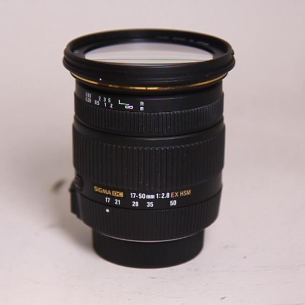 Used Sigma 17-50mm f/2.8 EX DC OS HSM Lens Nikon F