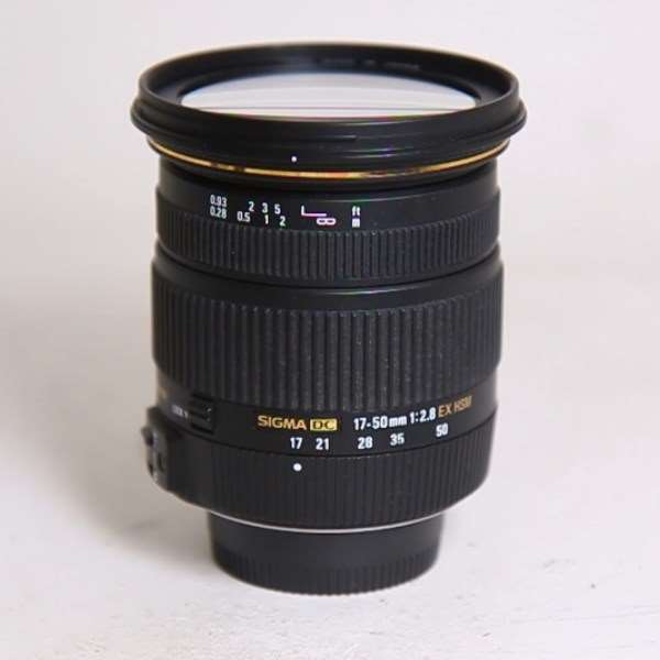 Used Sigma 17-50mm f/2.8 EX DC OS HSM Lens Nikon F