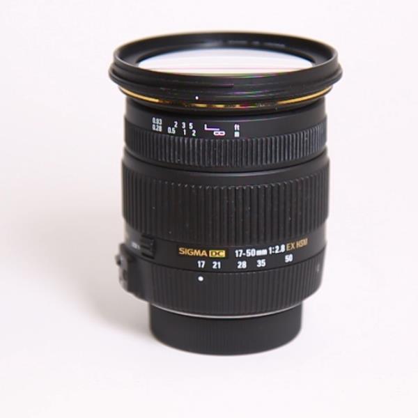 Used Sigma 17-50mm f/2.8 EX DC OS HSM Lens Nikon F