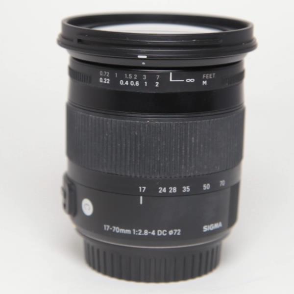 Used Sigma 17-70mm f/2.8-4.5 DC MACRO HSM OS - Canon