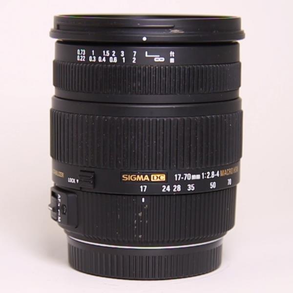 Used Sigma 17-70mm f/2.8-4 DC Macro OS HSM Contemporary Lens Canon EF