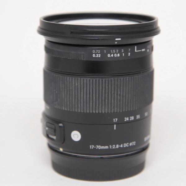 Used Sigma 17-70mm f/2.8-4 DC Macro OS HSM Contemporary Lens Canon EF
