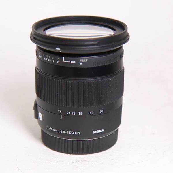 Used Sigma 17-70mm f/2.8-4 DC Macro OS HSM Contemporary Lens Canon EF