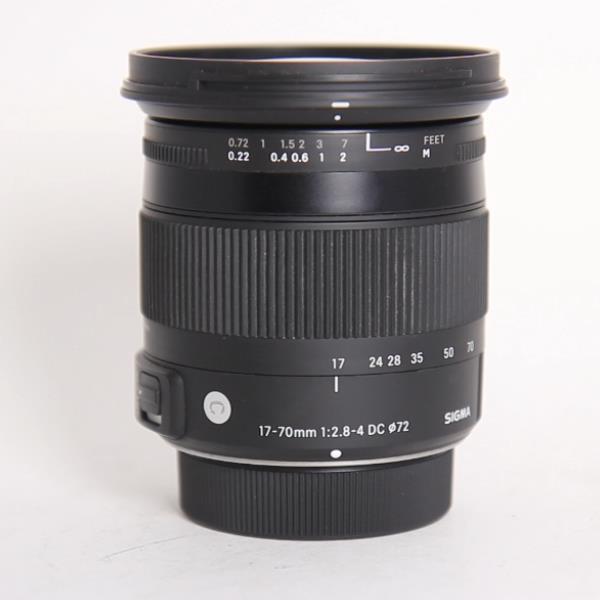 Used Sigma 17-70mm f/2.8-4 DC Macro OS HSM Contemporary Lens Nikon F