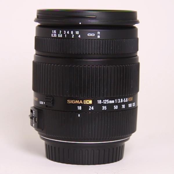 Used Sigma 18-125mm f/3.8-5.6 DC OS HSM - Canon