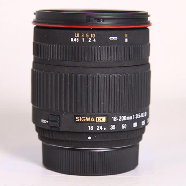 Used Sigma 18-200mm f/3.5-6.3 DC - Nikon