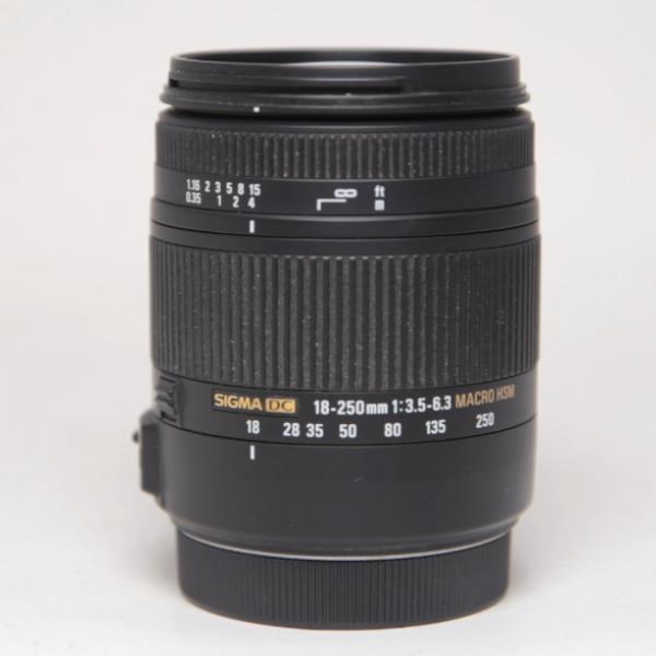 Used Sigma 18-250mm f/3.5-6.3 DC Macro OS HSM Lens Canon EF