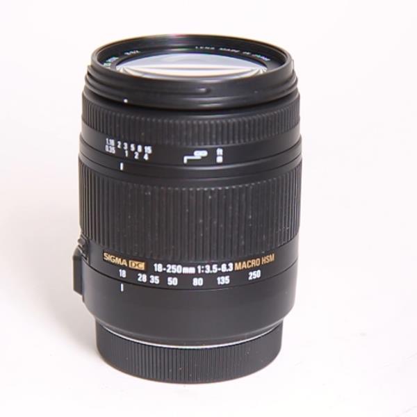 Used Sigma 18-250mm f/3.5-6.3 DC Macro OS HSM Lens Canon EF