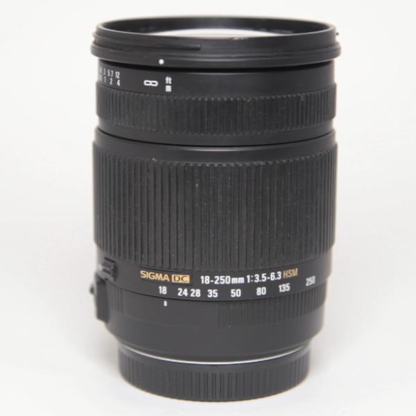 Used Sigma 18-250mm f/3.5-6.3 DC Macro OS HSM Lens Canon EF