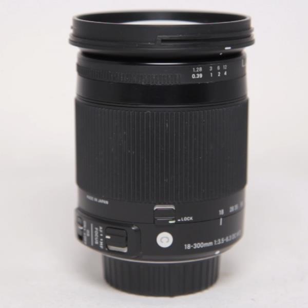 Used Sigma 18-300mm f/3.5-6.3 DC Macro OS HSM Contemporary Lens Nikon F