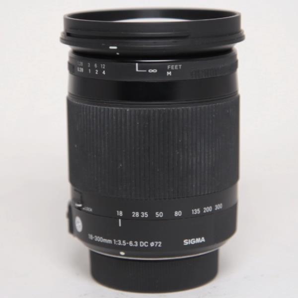 Used Sigma 18-300mm f/3.5-6.3 DC Macro OS HSM Contemporary Lens Nikon F