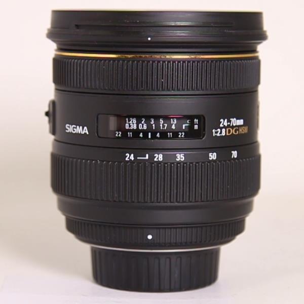 Used Sigma 24-70mm f/2.8 IF EX DG HSM - Nikon Fit