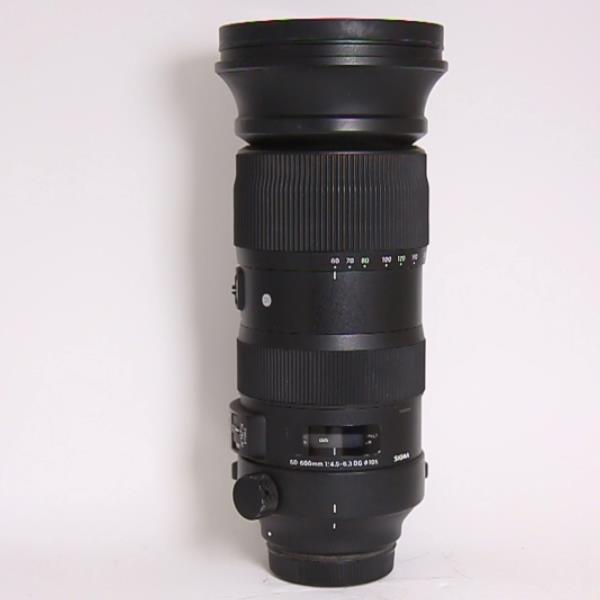 Used Sigma 60-600mm lens f/4.5 - 6.3 DG OS HSM Sports Canon Mount