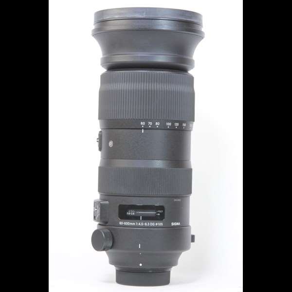 Used Sigma 60-600mm Lens  f/4.5- 6.3 DG OS HSM Sports Nikon Mount