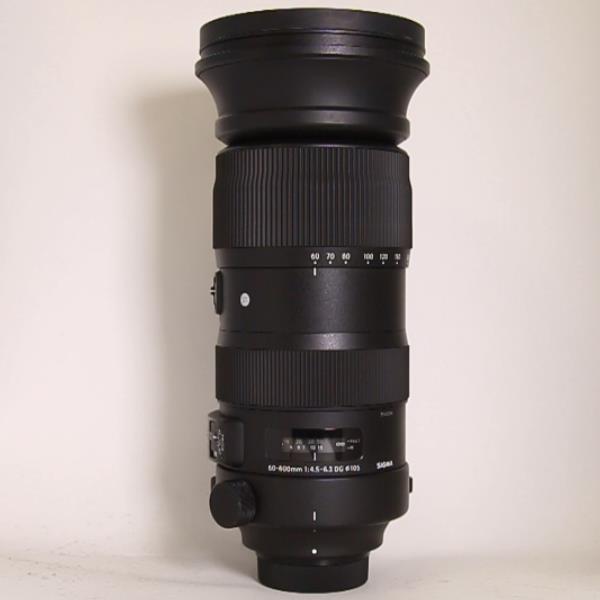Used Sigma 60-600mm Lens  f/4.5- 6.3 DG OS HSM Sports Nikon Mount