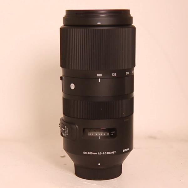 Used Sigma 100-400mm f/5-6.3 DG OS HSM Contemporary Lens Canon fit