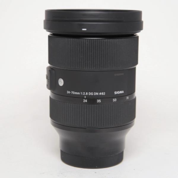Used Sigma 24-70 f/2.8 Mirrorless Lens DG DN Art- E-Mount Lens