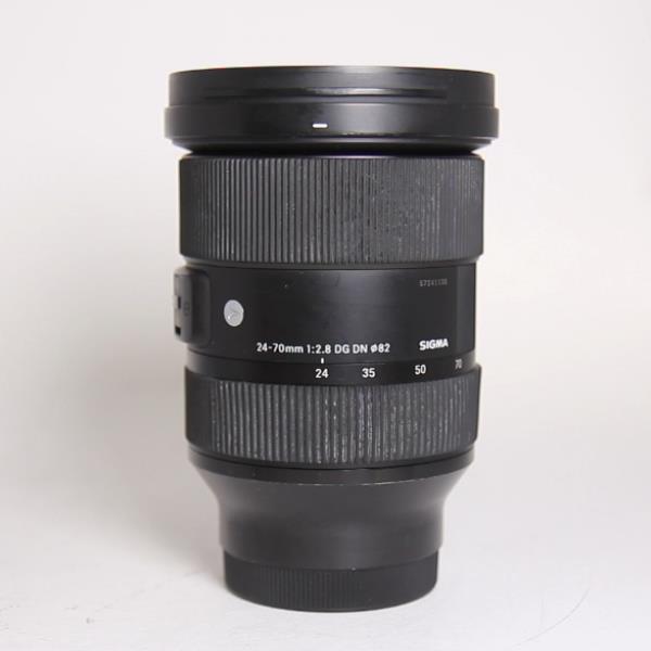 Used Sigma 24-70 f/2.8 Mirrorless Lens DG DN Art- E-Mount Lens
