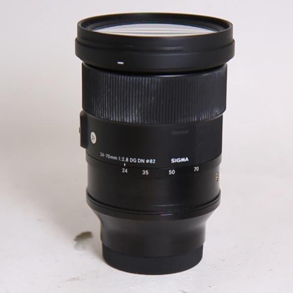 Used Sigma 24-70 f/2.8 Mirrorless Lens DG DN Art- E-Mount Lens