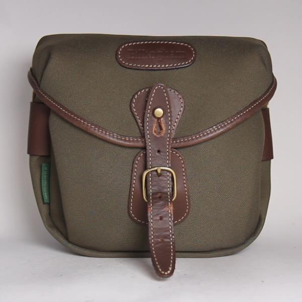 Used Billingham Hadley Digital Shoulder Bag - Sage FibreNyte/Chocolate