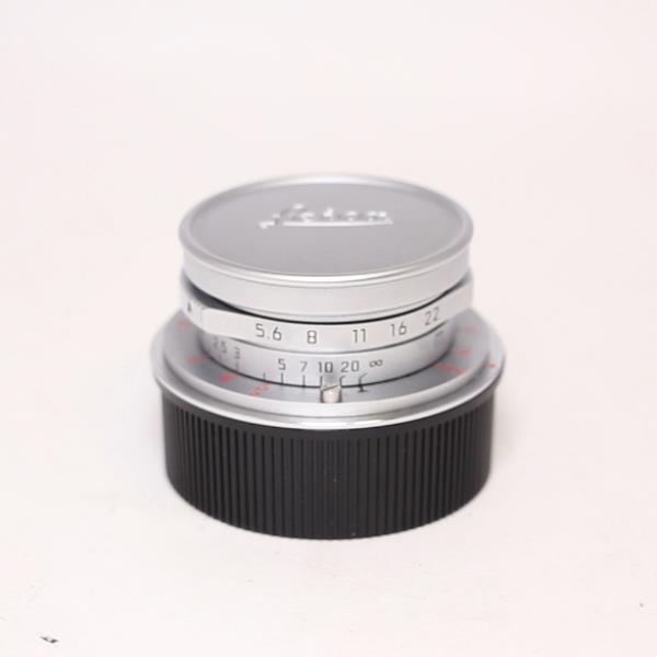 Used Leica Summaron M 28mm f/5.6 Lens Silver Chrome