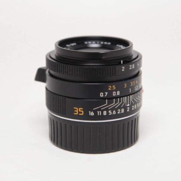 Used Leica Summicron M 35mm f/2 ASPH Lens Black Anodised