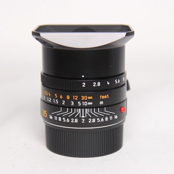 Used Leica Summicron M 35mm f/2 ASPH Lens Black Anodised