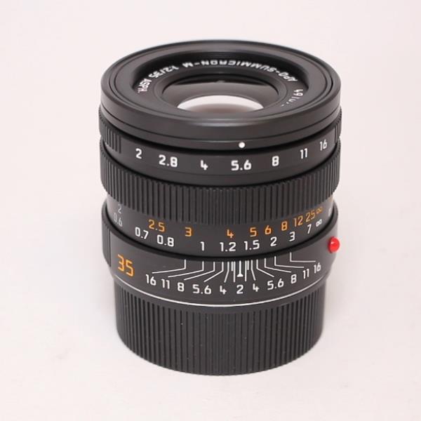 Used Leica APO-Summicron-M 35mm f/2 ASPH. Lens Black Anodised