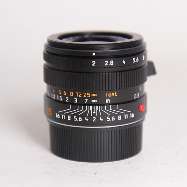Used Leica APO-Summicron-M 35mm f/2 ASPH. Lens Black Anodised