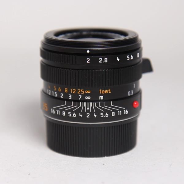 Used Leica APO-Summicron-M 35mm f/2 ASPH. Lens Black Anodised