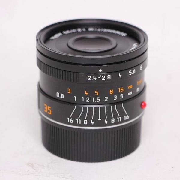 Used Leica Summarit M 35mm f/2.4 ASPH Lens Black Anodised