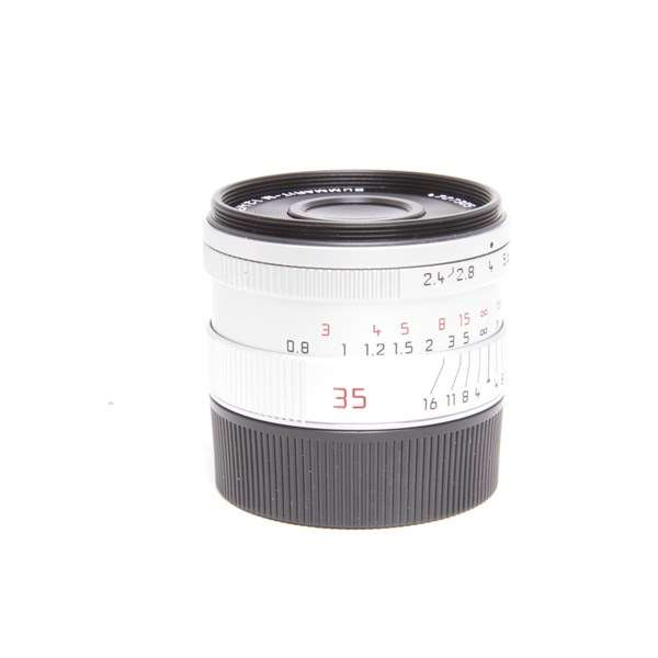Used Leica SUMMARIT-M 35mm f/2.4 ASPH Silver Anodised