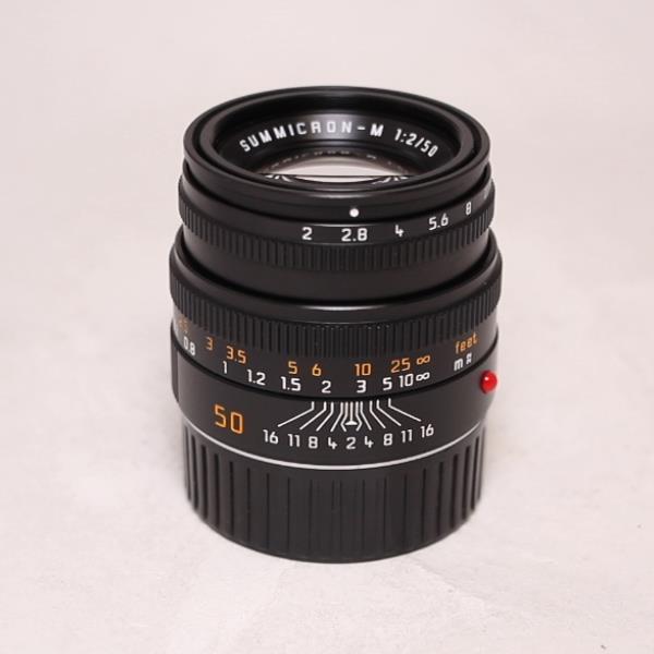 Leica Summicron M 50mm f/2 Lens Black Anodised