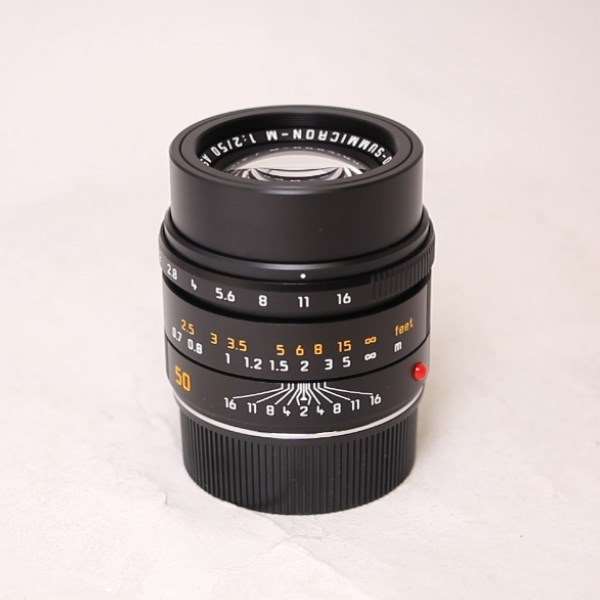 Used Leica APO Summicron M 50mm f/2 ASPH Lens Black Anodised