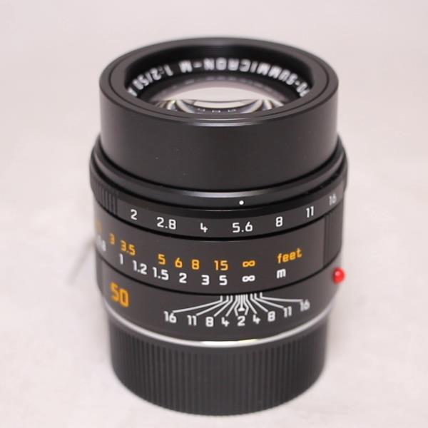 Used Leica APO Summicron M 50mm f/2 ASPH Lens Black Anodised 11141