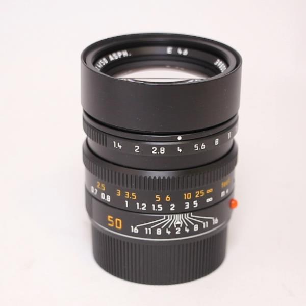 Used Leica Summilux M 50mm f/1.4 ASPH Lens Black Anodised
