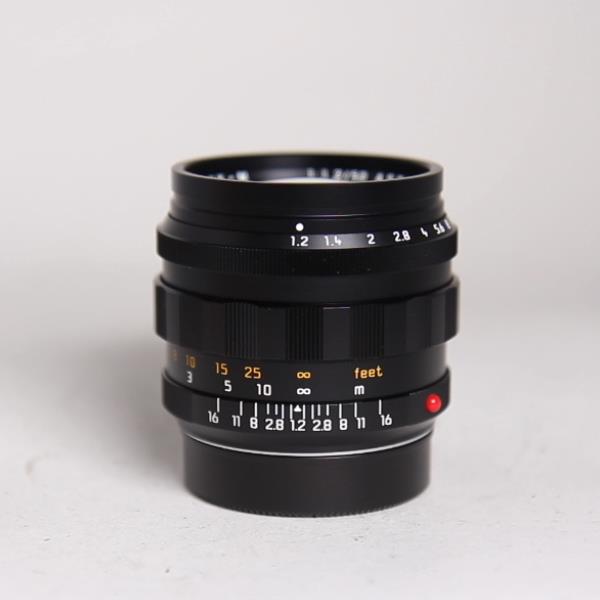 Used Leica Noctilux-M 50 f/1.2 ASPH Lens Black Anodised
