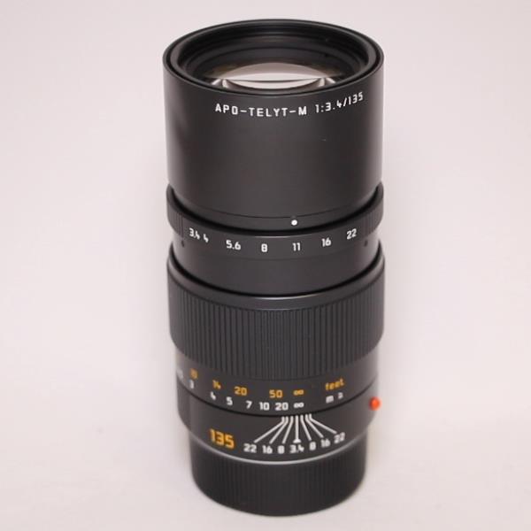 Used Leica APO Telyt M 135mm f/3.4 Lens Black Anodised